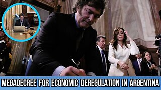 Javier Milei makes _megadecree_ for economic deregulation in Argentina