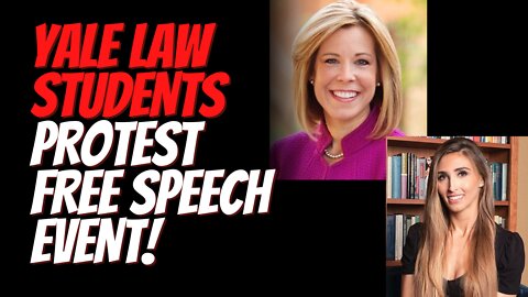 Liberal Yale Law Students Protest Free Speech Debate and Police Protect Speakers!
