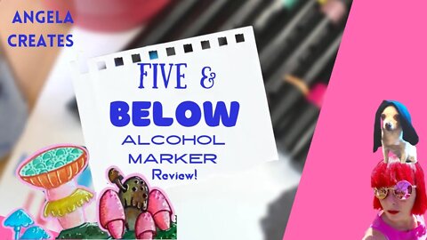 CHEAP ALCOHOL MARKER REVIEW/FIVE AND BELOW ART SUPPLY REVIEW /TESTING CHEAP ALCOHOL MARKERS