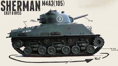 M4A3(105)HVVS E8 Sherman - Walkaround - Bevrijdingsmuseum Zeeland.