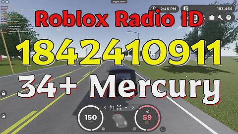 Mercury Roblox Radio Codes/IDs