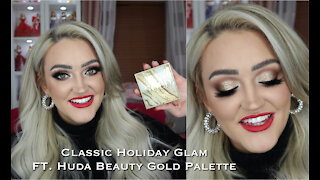 Holiday Vibes | Huda Beauty Gold Palette