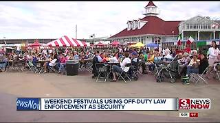 Weekend festivals conscious of security concerns