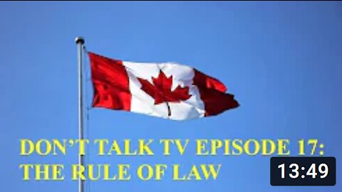 Don't Talk TV Episode 27: The Rule of Law