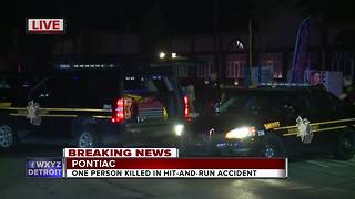 Man killed after hit-and-run in Pontiac overnight
