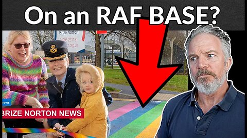 RAINBOW CROSSING on UK RAF Base Raises QUESTIONS About Military Influence on our KIDS!