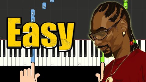 Snoop Dog Still Dre - EASY Synthesia Tutorial + Music Sheets