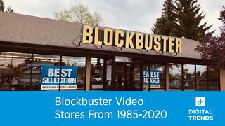 Blockbuster Video Stores From 1985-2020