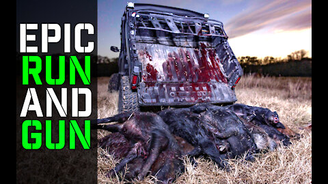 EPIC Run & Gun | Chasing Texas Feral Hogs with the Can-Am UTV