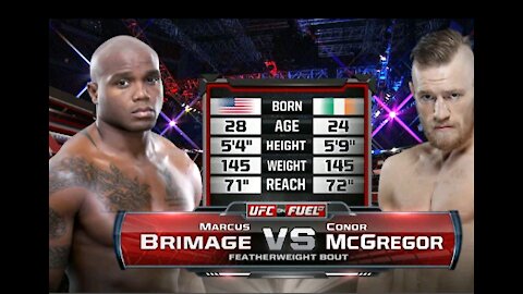 UFC debut de Conor mcgregor