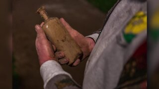 Finding a bottle that was buried over 140 years ago