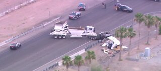1 person dead after semi-truck, SUV crash near Las Vegas Motor Speedway