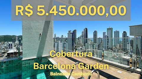 Cobertura à venda em Balneário Camboriu no Barcelona Garden Residence
