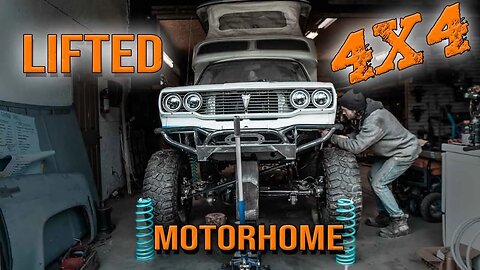 NEW SUSPENSION This house will WHEEL! Big mods to our 4x4 Toyota Land Cruiser Chinook Motorhome