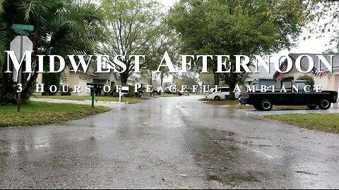 Peaceful Midwest Rainstorm | Relaxing Nature ASMR in a Rainy Neighborhood