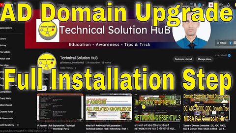 AD Upgrade to 2016, 2019 & 2022 Domain - ADPrep Commands | Installation in Hindi (English Subtitle)