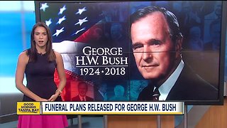 George H.W. Bush's funeral and memorial services plan