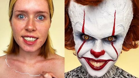 Crazy TikToks That Keep Getting Weird, TikTok Makeup Artist Stares Into Your Soul Like Pennywise