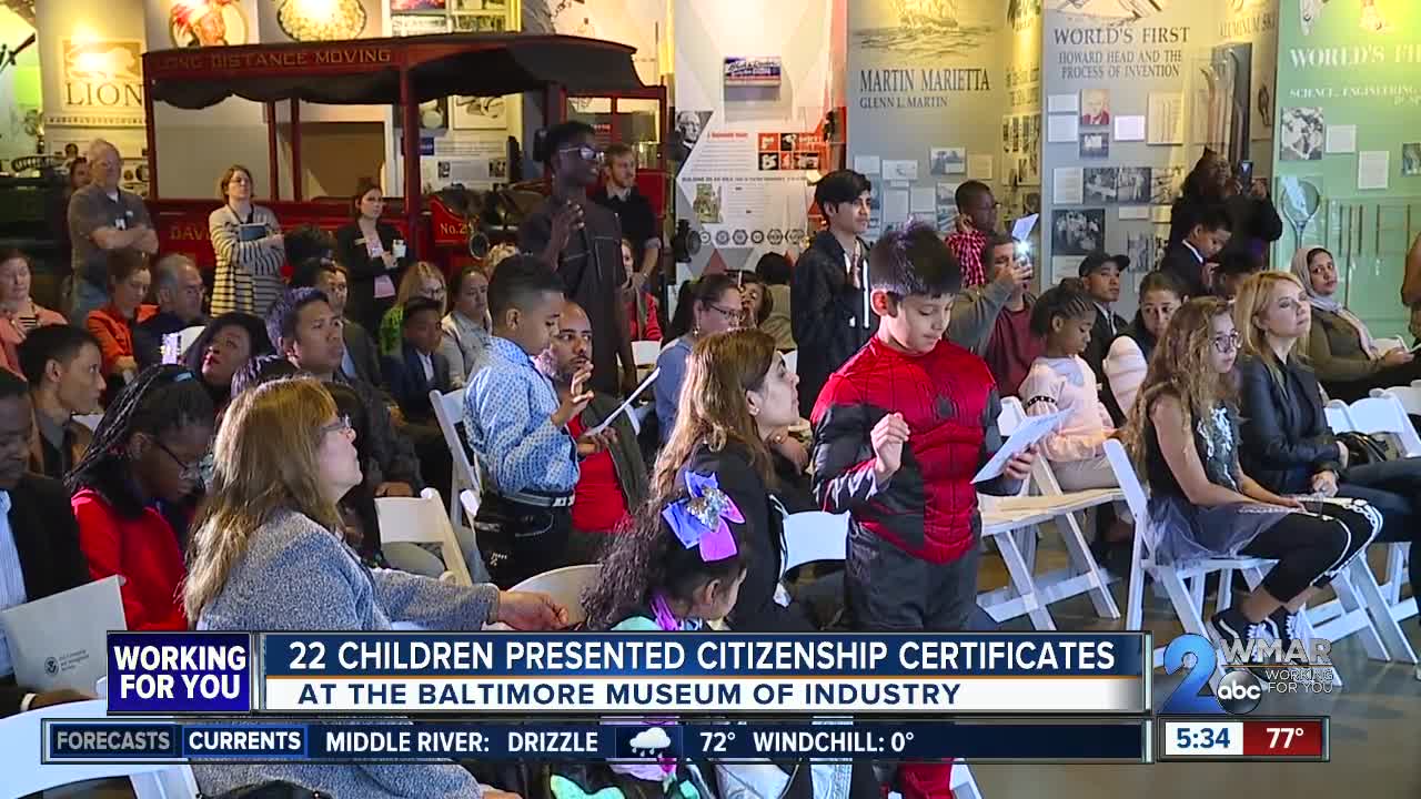 22 children presented with citizenship certificates
