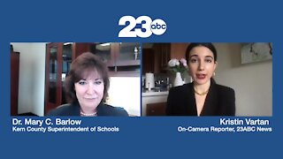 Interview with said Dr. Mary C. Barlow, Kern County Superintendent of Schools regarding the past year