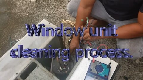 What equipment window air conditioner cleaning in the Philippines