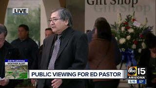 Public viewing held for former Arizona Congressman Ed Pastor