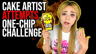 Normie Cake Artist ATTEMPTS One-Chip Challenge!