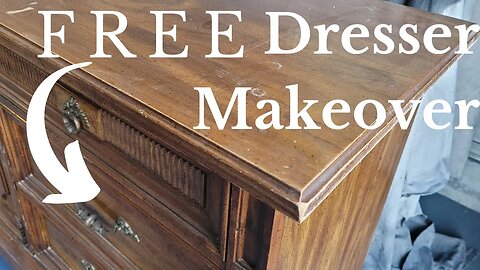 BASIC to BOLD 👏👏👏 DIY Vintage Dresser Makeover