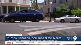 West University Neighborhood adds speed tables