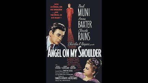 Angel on my Shoulder Paul Muni Classic Adventure Film Romance
