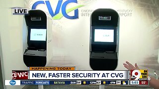 New technology at CVG helps fliers get through security faster