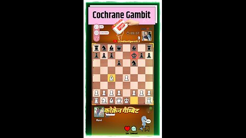 Cochrane Gambit | Trick to win Petrov's Defense | #chess #shorts #trap #chesstricks #viral #ytshorts
