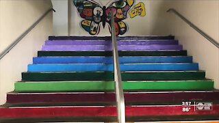 Students create murals to spread positivity