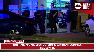 Multiple people shot near Hudson apartment complex