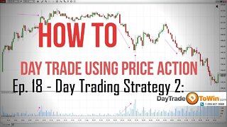 How to day trade using price action Day trading for beginners Ep18 Day trading strategy 2