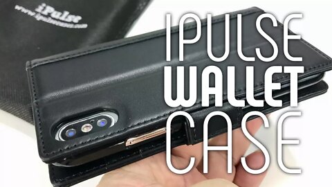 Journal Series Italian Full Grain Leather Wallet Case by iPulse for the iPhone X Review