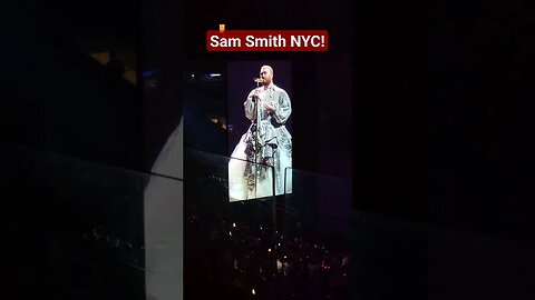 Sam Smith NYC! #Gloria #SamSmith #NYC #msg #concert