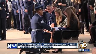 Funeral held for military pilot