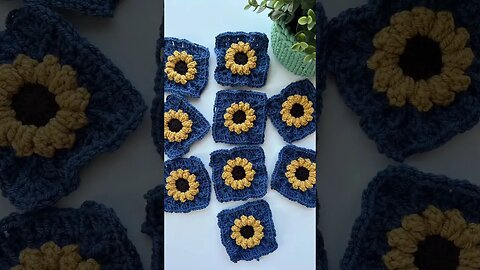Crochet flower blanket almost done! #shorts #crochet #crochetpattern #inspiration #diy #craft #yarn
