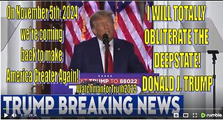 The Teflon Don Donald J. Trump is COMING BACK in November 24, 2024!