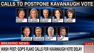 Shocker: Dems call to postpone Kavanaugh SCOTUS vote