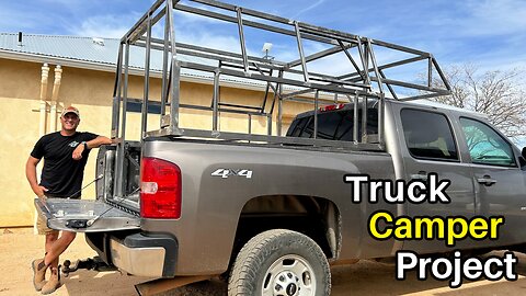 DIY Truck Camper Build - The Frame Pt1 ( How To )