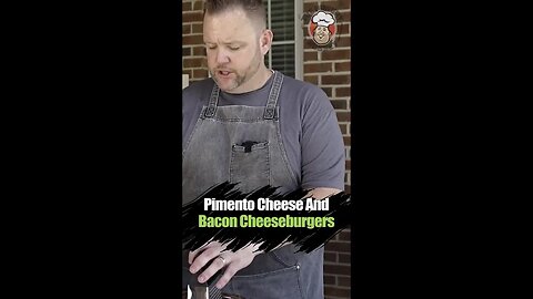 Making Pimento Cheese and Bacon Cheeseburger! #hungryhussey #griddle #food #cooking #shorts