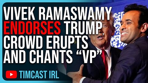 Vivek Ramaswamy ENDORSES Trump, Crowd ERUPTS And Chants “VP”