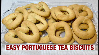 Easy Portuguese Tea Biscuits