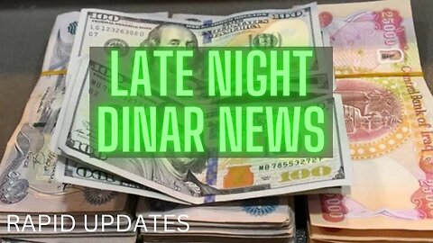 New Iraqi Dinar Exchange Rates Rise Annouced & Reasons