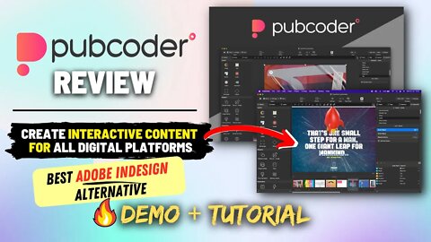 Pubcoder review, Demo + tutorial | Best Adobe Indesign Alternative to Create Interactive Content