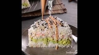 Delicious Sushi Cake