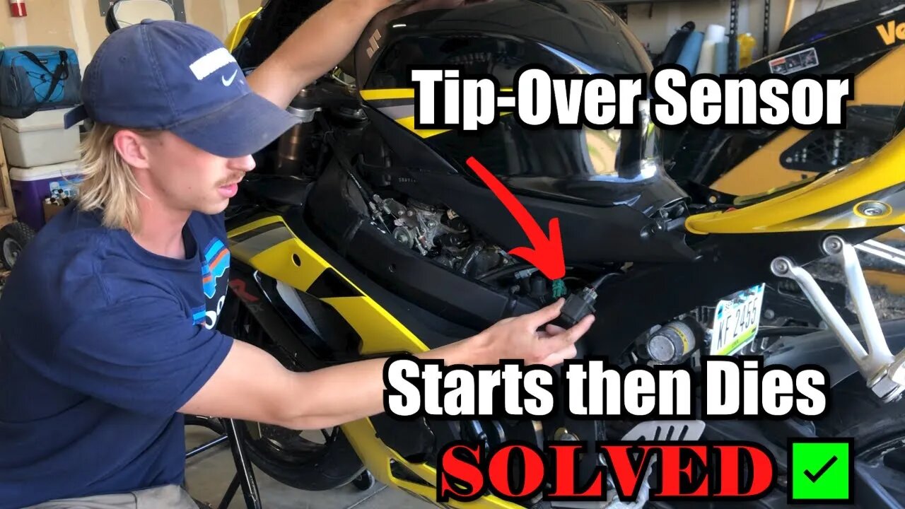 GSXR Runs for 1 Second then Dies (SOLVED Tip Over Sensor)