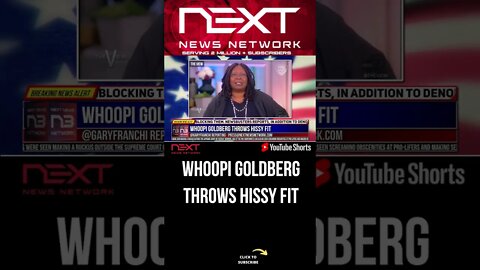 Whoopi Goldberg Throws HISSY Fit #shorts